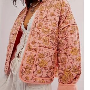 NeW! SALE Boho quilted “ like” free People quilted jacket